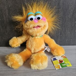 Vintage Sesame Street Zoe 10" Plush With Tags
